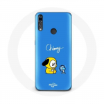 Coque pour Huawei P30 Lite Bangtan BTS BT21 Chimmy Jimin Fond Bleu