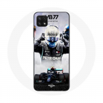 &Uuml;mbris Samsung Galaxy A22 5G vormel 1 Valtteri Bottas F1 Racing Driveri jaoks, must