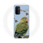 Roheline &uuml;mbris Oppo A54 5G Parakeets Birds jaoks