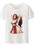 The King of Fighters Mai Shiranui Prindiga T-s&auml;rk Naiste R&otilde;ivad Retro Hipster T&auml;navar&otilde;ivad Hip-hop T&auml;navamood Topid L