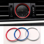 Car Console clock watches time decoration ring cover sticker For volkswagen Passat B8 2016- Car Accessories punane