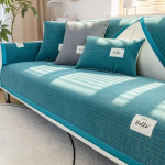 Puuvillane linane diivani kate Four Seasons Universaalne elutoa diivan libisemiskindel padi paksendatud seljatugi k&auml;etugi r&auml;tik Pehmed mugavused 70X70CM 1PCS