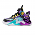 Laste libisemisvastased kulumiskindlad moodsad v&auml;lisspordijalatsid vabaajajalatsid Professionaalsed jooksujalatsid 31-40 31 lilla/must