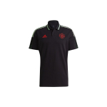 Adidas Manchester United L&uuml;hikeste varrukatega Polo S&auml;rk Meeste Topid Must GR9578 XS black