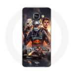 Coque Maniacase pour Samsung Galaxy A3 2017 Max Verstappen F1 art wallpaper