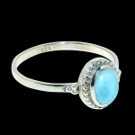 Natural Republic Larimar v&auml;&auml;riskivi 925 prooviga h&otilde;be kingitus s&otilde;rmus S.8 q0k61
