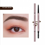 Double head eyebrow pencil very fine head natural three-dimensional waterproof non-smudging permanent setting student eyebrow magic women's makeup