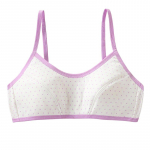 Teismelise t&uuml;druku treeniv spordirinnahoidja kooli&otilde;pilaste laste polsterdatud Crop top aluspesu one size roosa