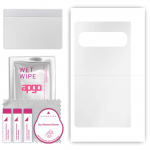 apgo Ultra Clear Protective Skin Sticker for the back compatible with Google Pixel Fold, Wrap Film, Hydrogel Film, Flexible, Soft TPU with positioning