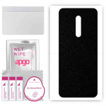 apgo Protective Skin Sticker for the back compatible with vivo X27 Pro, Wrap Film, Foil, Vinyl - Pattern Matte Black