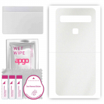 apgo Protective Skin Sticker for the back compatible with TCL 10 Lite, Wrap Film, Foil, Vinyl - Pattern Matte Transparent