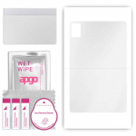 apgo Ultra Clear Protective Skin Sticker for the back compatible with TCL Tab 10 Gen 2, Wrap Film, Hydrogel Film, Flexible, Soft TPU with positioning