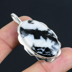 Roosa topaasi v&auml;&auml;riskiviga ripats Massiivne 925 sterlingh&otilde;bedast ripats Ehtekink unisexile