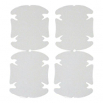 4 tk/komplekt universaalne n&auml;htamatu l&auml;bipaistev autoukse k&auml;epideme kriimustuskaitsekile