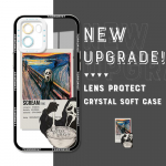 P&otilde;rutuskindel Cartoon Astronaut Crystal Case t&auml;iskaanega kaamera kaitse l&auml;bipaistev pehme telefoni korpus Vivo Motorola jaoks Vivo S1