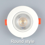 Sisseehitatud LED-allvalgusti Reguleeritava nurga all laevalgusti kohtvalgustid 3W 5W 7W 9W 12W p&ouml;&ouml;rlev AC220V 110V sisevalgustus 3W 220V&Warm white 3000K