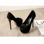 Uus moesuund Seksikas Lady Business Fish Mouth Super k&otilde;rge kontsaga veekindla platvormiga k&otilde;rge kontsaga kingad 34