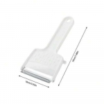 Uus kolm &uuml;hes koorimis- ja viilutamismasin Koorimisnuga Multifunktsionaalne kartuli- ja puuviljakoorimisnuga kraapimisnuga Meloni h&ouml;&ouml;veldamise jumalat&ouml;&ouml;riist valge