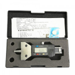 Rehvimustri s&uuml;gavuse m&otilde;&otilde;tur, rehvi tuvastamine, 0&ndash;25 mm, LCD digitaalne rehvi s&uuml;gavuse m&otilde;&otilde;tur, 0,01 mm, mustri testimise t&ouml;&ouml;riist 12*4.6cm must/h&otilde;be