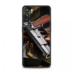 AK47 k&auml;sirelvade kuulide telefoni&uuml;mbris Oppo A54 A53 A52 A9 2020 A15 A95 A16 A76 A74 A12 jaoks Otsige X5 Reno7 Reno6 Pro Plus 5G katet Oppo Find X5
