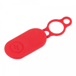 Laadimisporti veekindel kattekorpuse tolmupistik Xiaomi 4 Pro elektrilise t&otilde;ukeratta laadimise jaoks, silikoonkummist kaitsekorgi tarvik punane