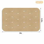 50/100 tk &Otilde;hkfrit&uuml;&uuml;ri k&uuml;psetuspaber mittenakkuva vooderdise matt juustukoogi k&ouml;&ouml;gi k&uuml;psetust&ouml;&ouml;riistad &uuml;hekordselt kasutatav k&uuml;psetusplaat mikrolaineahju grillimiseks 50PCS ihukarva