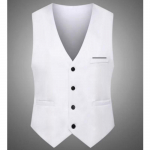 &Auml;ri Vest &Uuml;hev&auml;rvilised Vestid Jakk Meeste Mood Ametlik Peigmees Pulm Vestid Slim &Uuml;laosad Pluss Suurus XXXXL
