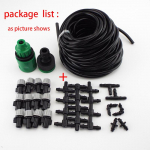 10 m niisutuss&uuml;steemi komplekt 4/7 mm toru Aia udupihustid Udune jahutus Automaatne kastmisvoolik pihustuspea tee pistik