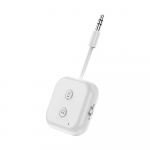 VAORLO ZF361 helivastuv&otilde;tja ja saatja 2-&uuml;hes tugi, &uuml;ks kahele &uuml;hendage 2 Bluetooth-seadet HiFI stereoedastus k&otilde;rvaklappide jaoks TV autokomplekt valge