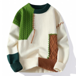 Meeste Soojad Kampsunid S&uuml;gis Talv Korea Mood K&otilde;rge Kaelusega Lapit&ouml;&ouml; Pulloverid T&auml;navamood Pullover Vabaaja Meesteriided XXXXL oranž