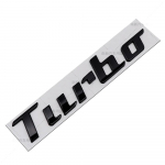Metallist turbologoga auto kere k&uuml;ljeembleemi tagumise pagasiruumi m&auml;rgi kleebis autole must