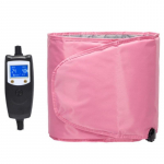 Elektriline sauna k&uuml;ttev&ouml;&ouml; salendav v&ouml;&ouml;koht soe vibratsioon kaalulangus ilu infrapuna-k&otilde;hutrimmer seljavalu leevendav t&ouml;&ouml;riist EU Plug roosa