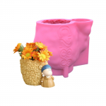 Sukulendid lillepotivaigu silikoonvorm, mis sobib isetegemise aia jaoks, betoonist lillepoti k&uuml;&uuml;nlahoidjaga k&auml;sit&ouml;&ouml;ks kodukaunistuseks 2