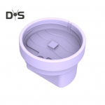 Silikoonist j&auml;&auml;tisetops 40 untsi trumli jaoks Korduvkasutatav uuenduslik j&auml;&auml;tisekauss Premium silikoonist konteiner m&auml;ngufilmide ja reiside jaoks A roosa