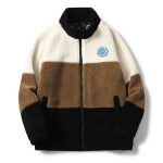 Talvine fliisist kohev jope T&auml;navar&otilde;ivad Fuzzy lukuga mantel Meeste s&uuml;gisene kerge lambaliha sametjakk M