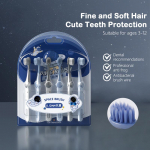 6 tk Space hambaharjad Baby Kids hambahari Pehme peente harjastega hambahari laste suuhoolduse puhastust&ouml;&ouml;riist