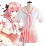 Suure tellimusega Astolfo Agatha Sailor koolivorm, &otilde;pilasriidest &uuml;laosa seelik Anime M&auml;ng Rollim&auml;ngu kost&uuml;&uuml;m XXXXXL roosa