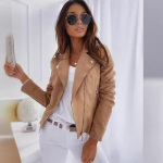 Naiste mantlid Slim Office Lady elegantsed bleiserid kevadised naiste jakid &uuml;hev&auml;rviline l&uuml;hike disain lukuga pikkade varrukatega mantel pluss suurus S khaki