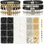 3000 tk pehmetest savihelmestest ehete valmistamise komplekt &ndash; looge ainulaadseid kuldsete aktsentidega v&otilde;luvaid k&auml;ev&otilde;rusid, kunstilisi k&auml;sit&ouml;&ouml;tarbeid 1set