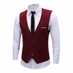 Meeste vestid Slim Fit Meeste &uuml;likonna vest Meeste vest Gilet Homme Vabaaja Varrukateta Ametlik &Auml;rijakk L