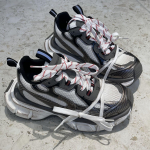 Popkingad, k&otilde;rgendatud paksu tallaga jalatsid, vabaaja vanad retropaari meeste ja naiste kingad 38 valkjas v&auml;rv