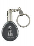 Border Terrier - pendant with a photo of a dog, crystal key ring in a gift box, a unique gift by Art-Dog