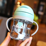 250 ml Baby Sippy veetass, lapse k&auml;epide &Otilde;ppige s&ouml;&ouml;tmist Joogipudel l&auml;mbumisvastane