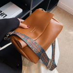 Vintage kott Naiste uus kvaliteetne &otilde;lakott, lihtne ja mitmek&uuml;lgne lai &otilde;larihm &uuml;hev&auml;rviline Crossbody kott v&auml;ike kandiline kott 24x8x16cm pruun