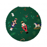 30 cm paberist j&otilde;ululatern Multifilm Figuuri kokkuvoldimine K&auml;sitsi valmistatud DIY Kerge p&uuml;hade t&auml;histamise j&otilde;ulupeo kaunistus Rippuv &uuml;mmargune latern roheline