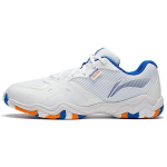 Li Ning Sound Wave 2 Kangas S&uuml;nteetiline Nahk L&ouml;&ouml;gisummutus Libisemiskindel Kulumiskindel Madala S&auml;&auml;rega Sulgpallijalatsid Unisex Jalatsid Valge Sinine AYTS016-6 43⅔