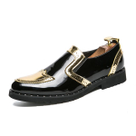 Meeste mokassiinid Slip-on Meeste kingad v&auml;litingimustesse &Auml;ri ametlikud kingad meestele mustad pidulikud jalatsid Sapato Social Masculino suurused 47 48 6.5