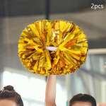 2 t&uuml;kki Cheerleading Pom Poms Cheerleader pomponid Cheerleader pomponid tantsuks Gold