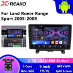 Autoraadio Carplay Land Rover Range Sport 2005-2009 jaoks Multimeediam&auml;ngija GPS-navigatsioon Android Auto WiFi 4 core 2GB+64GB carplay