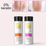 PURC Professionaalne Brasiilia keratiiniga juuksehoolduskreem sirgendav siluv peanahka hooldus puhastav &scaron;ampoon juuksehooldus 0 Degree Keratin Kit valge